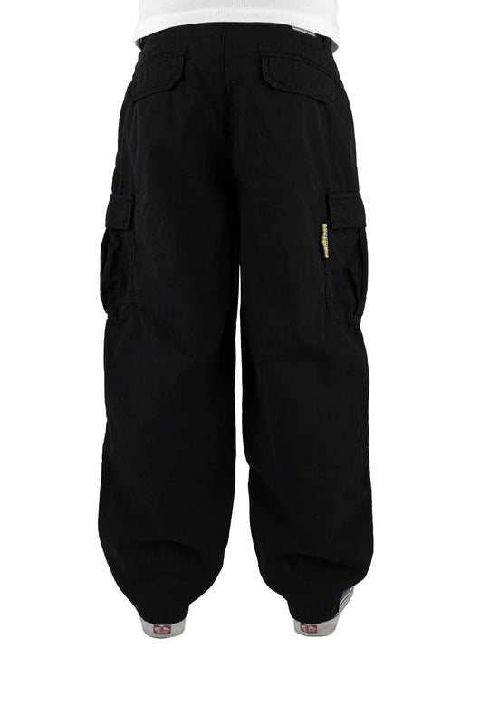 X-TRA MONSTER CARGO PANTS BLACK