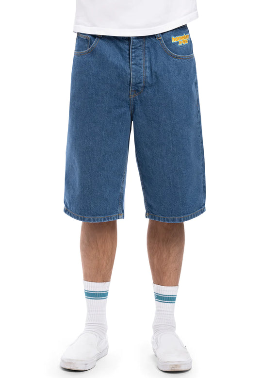 X-TRA BAGGY SHORTS WASHED BLUE