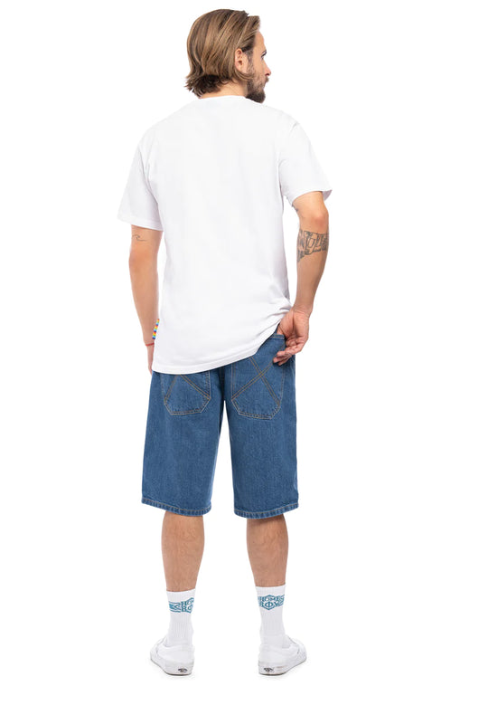 X-TRA BAGGY SHORTS WASHED BLUE