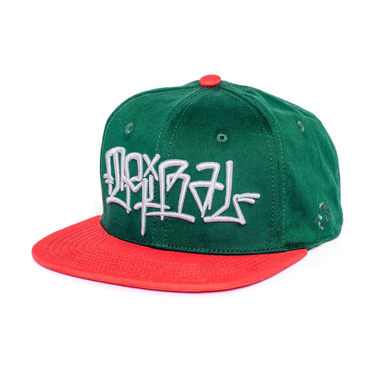 TRIBAL FLARES FLEX CAP PINE/RED