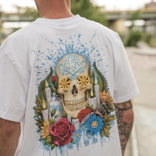TRIBAL GARCIA ALTAR T-SHIRT WHITE