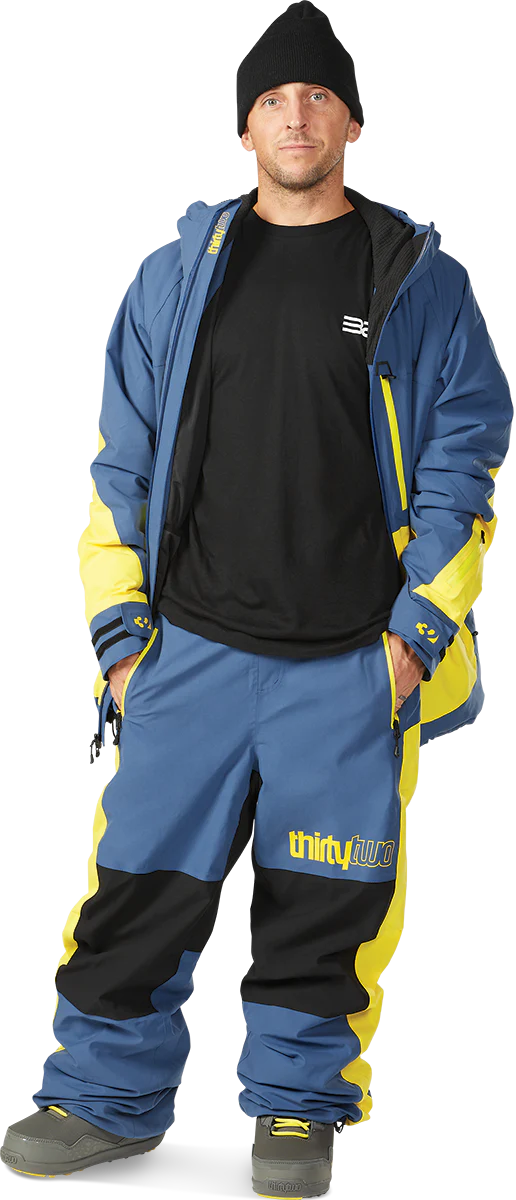 SWEEPER PANT BLU/YELLOW