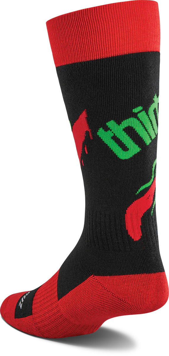 SANTA CRUZ SOCK RED/BLACK