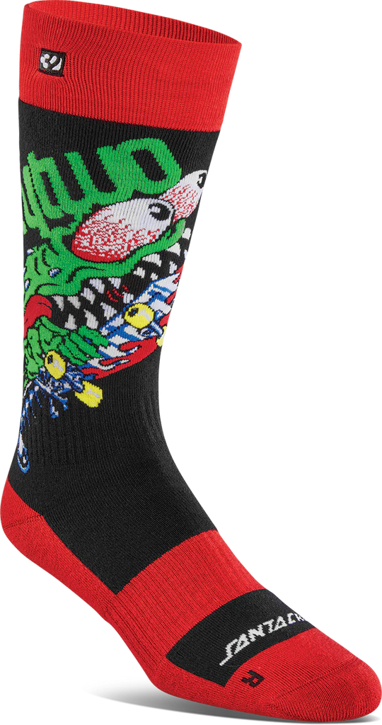 SANTA CRUZ SOCK RED/BLACK