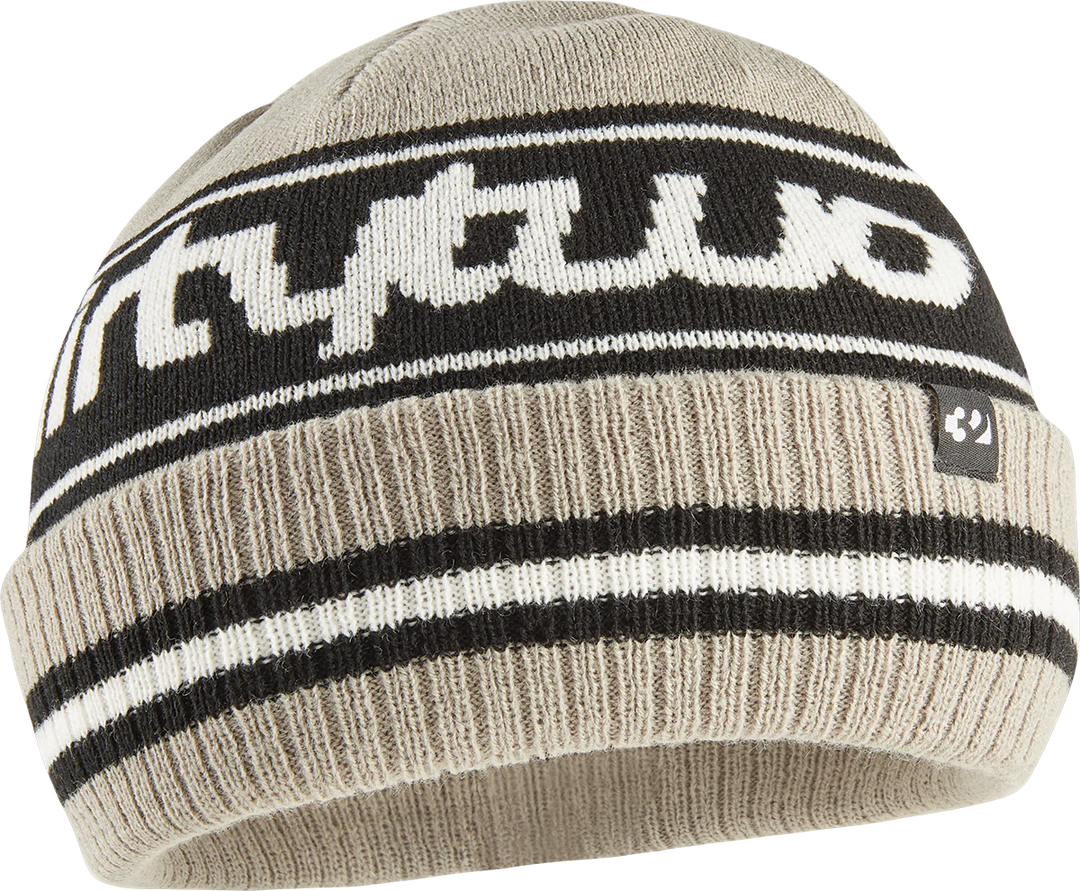 DOUBLE BEANIE BLK/GRAY