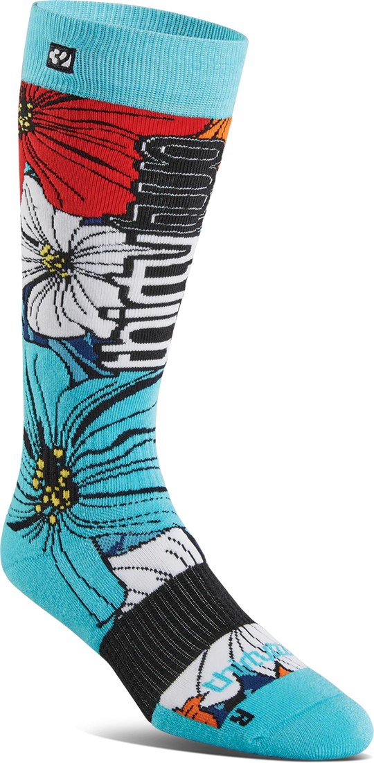WOMENS DOUBLE SOCK FLORAL