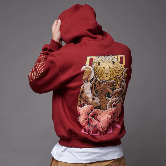 7 Deadly Sins Hoodie Bordeaux