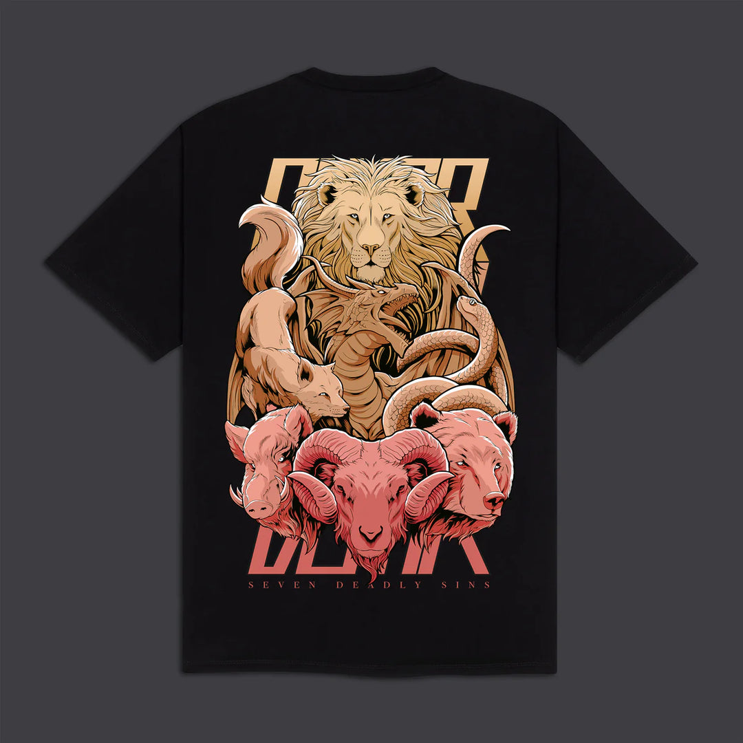 7 Deadly Sins Tee Black