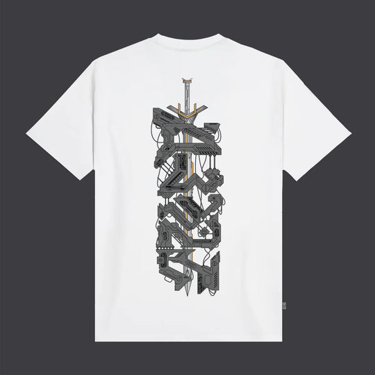X-Calibur Reflective Tee White