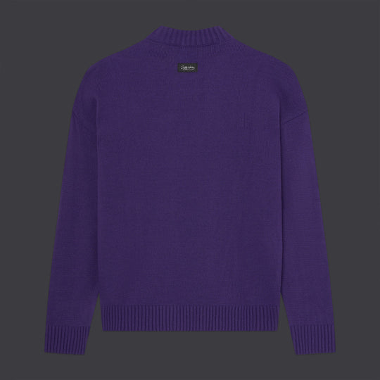 Druid Skull Sweater Purple Dust