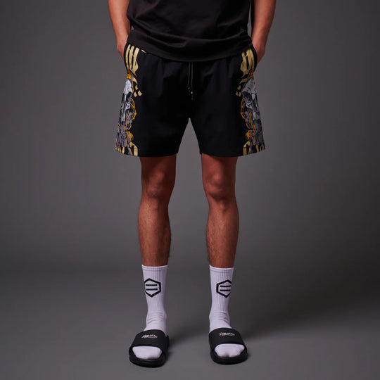 Desert Skull Swimshorts Black
