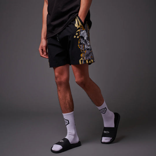 Desert Skull Swimshorts Black