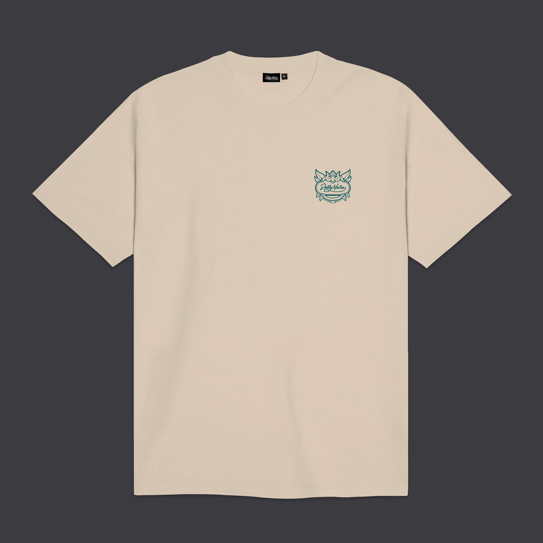Ganesha Outline Tee Beige
