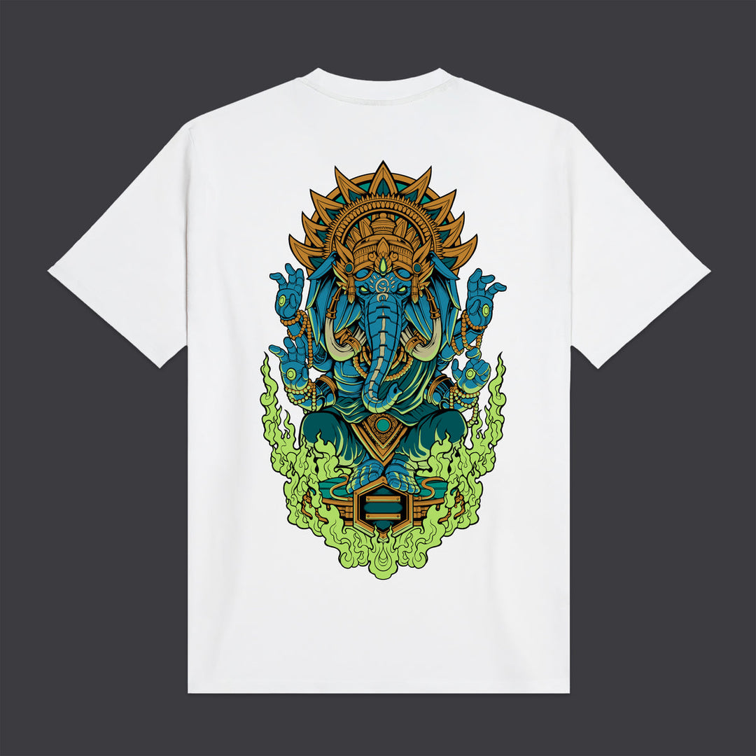 Ganesha Tee White