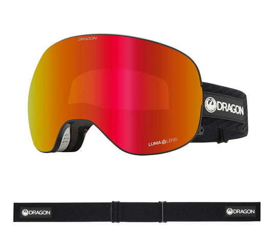 X2 - Icon Red Lumalens Red Ionized & Lumalens Light Rose Lens