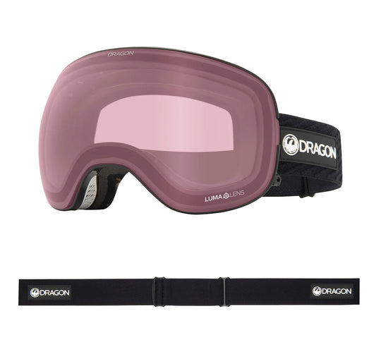 X2 - Icon Red Lumalens Red Ionized & Lumalens Light Rose Lens