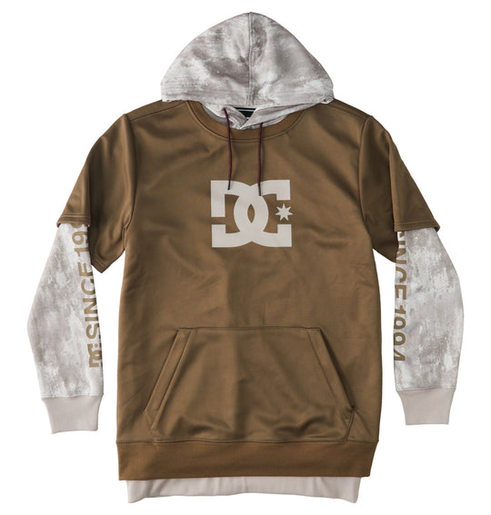 DRYDEN - FELPA TECNICA CON CAPPUCCIO