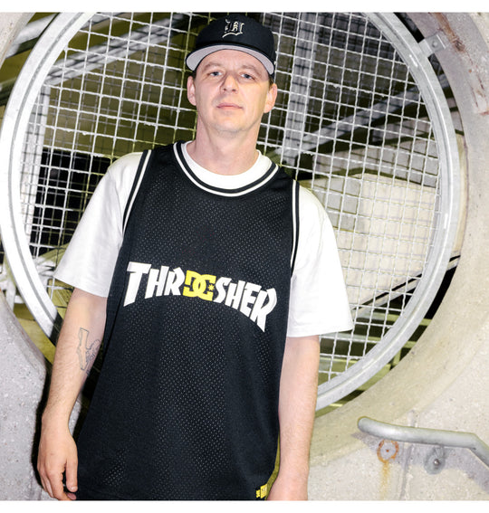 DC X THRASHER JERSEY - MEN'S BASEBALL SHIRT