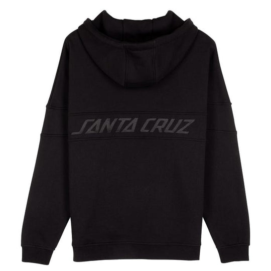 Tonal Strip Panel Zip Hood