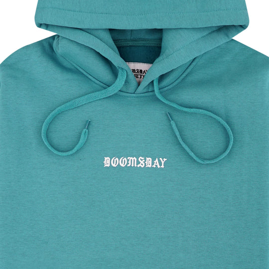 NO MORE SPACE HOODIE AQUA