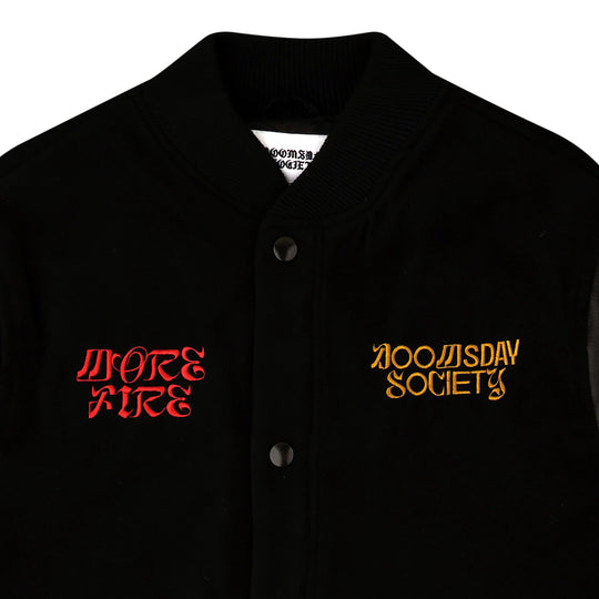 MORE FIRE VARSITY JACKET