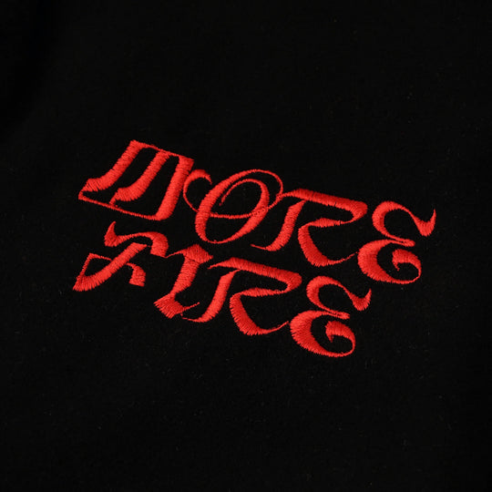 MORE FIRE VARSITY JACKET
