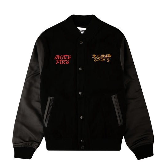 MORE FIRE VARSITY JACKET