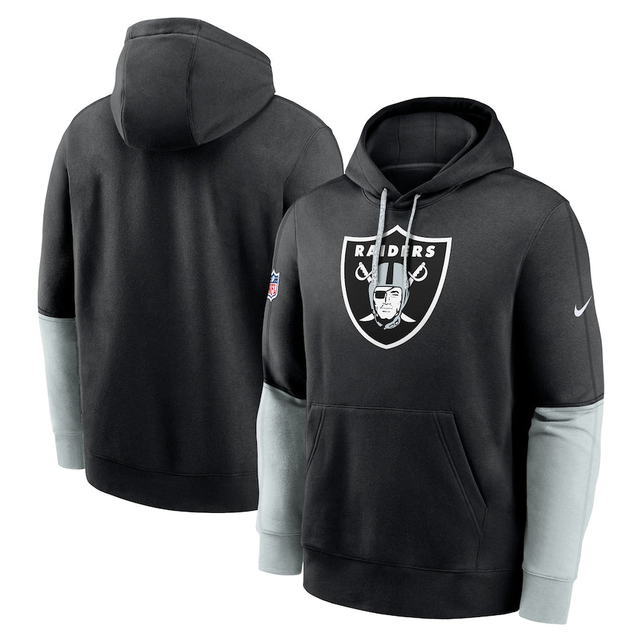 Las Vegas Raiders Nike Sideline Club Hoodie Team Issue -