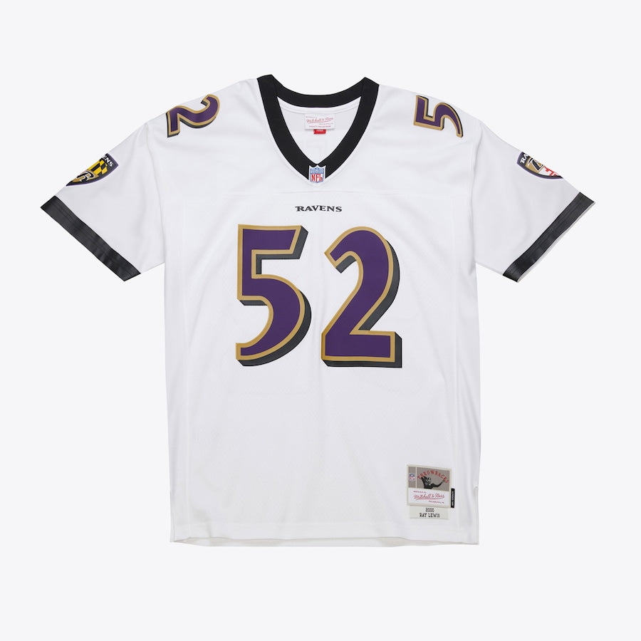 Men's Ray Lewis White Baltimore Ravens 2000 Legacy Jersey – La