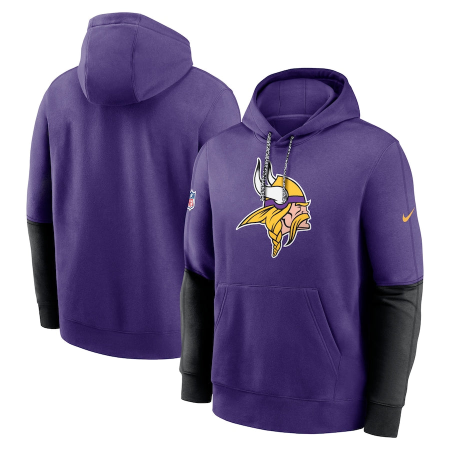 Minnesota Vikings Nike Sideline Club Hoodie Team Issue