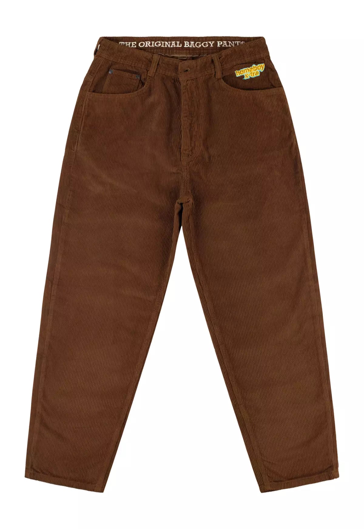 x-tra BAGGY CORD Pants Brown - Main Image