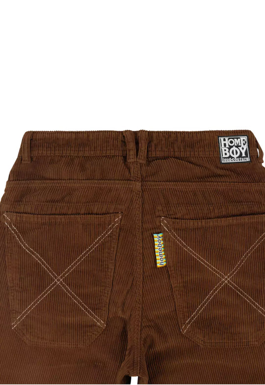 x-tra BAGGY CORD Pants Brown