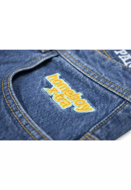 x-tra BAGGY Denim Washed Blue