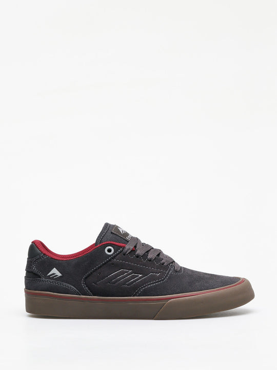 Emerica The Reynolds Low Vulc Shoes (grigio scuro / grigio / rosso)