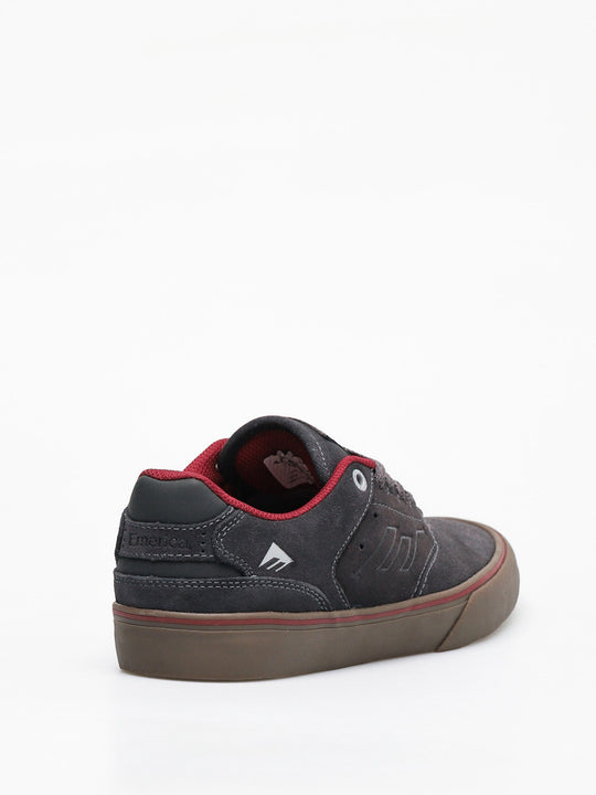Emerica The Reynolds Low Vulc Shoes (grigio scuro / grigio / rosso)