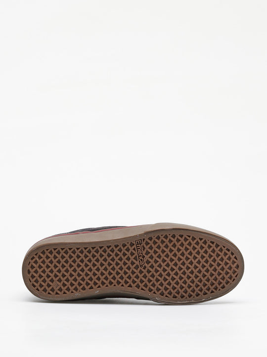 Emerica The Reynolds Low Vulc Shoes (grigio scuro / grigio / rosso)
