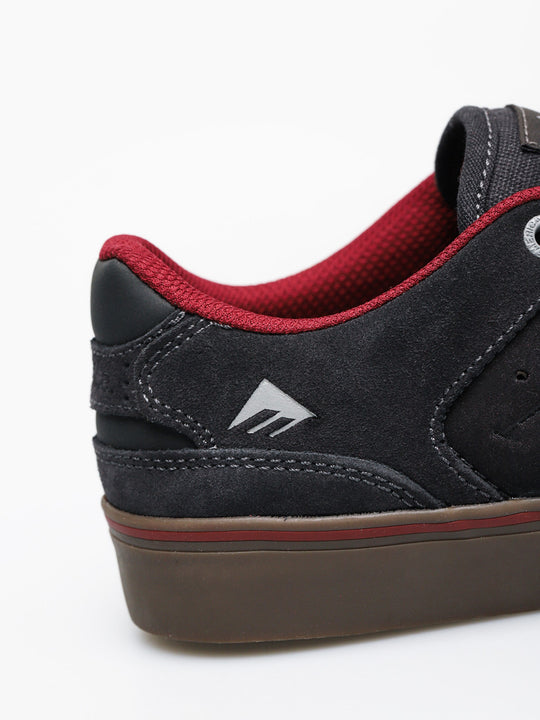 Emerica The Reynolds Low Vulc Shoes (grigio scuro / grigio / rosso)