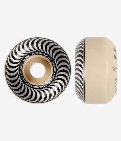 SPITFIRE FORMULA FOUR CLASSIC WHEELS (WHITE SILVER) 54MM 99A