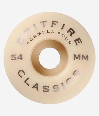 SPITFIRE FORMULA FOUR CLASSIC WHEELS (WHITE SILVER) 54MM 99A