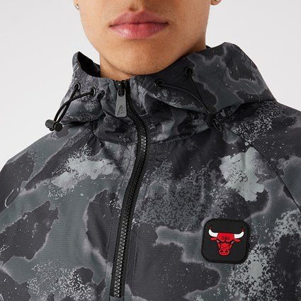 GIACCA A VENTO OUTDOOR UTILITY DEI CHICAGO BULLS GRIGIA
