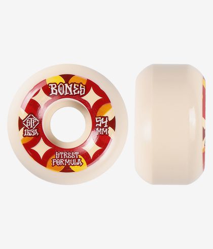 BONES STF RETROS V5 WHEELS (WHITE RED) 54MM 103A 4 PACK
