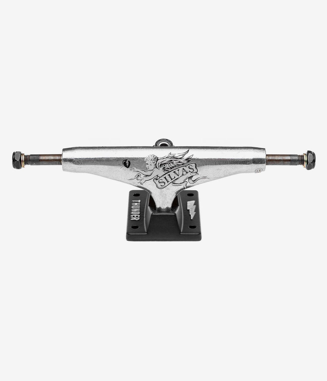 THUNDER 148 HIGH TEAM HOLLOW SILVAS OMNI TRUCK (POLISHED BLACK) 8.25"