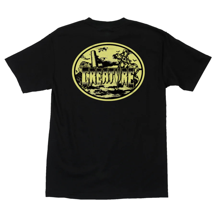 Headstone Creature Mens T-Shirt