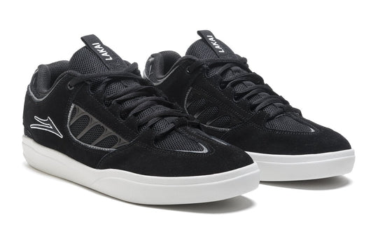 CARROLL Black/White suede