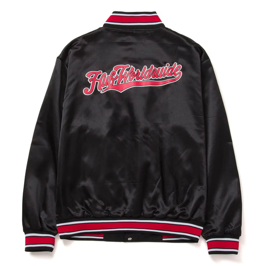 CRACKERJACK SATIN BASEBALL JACKET
