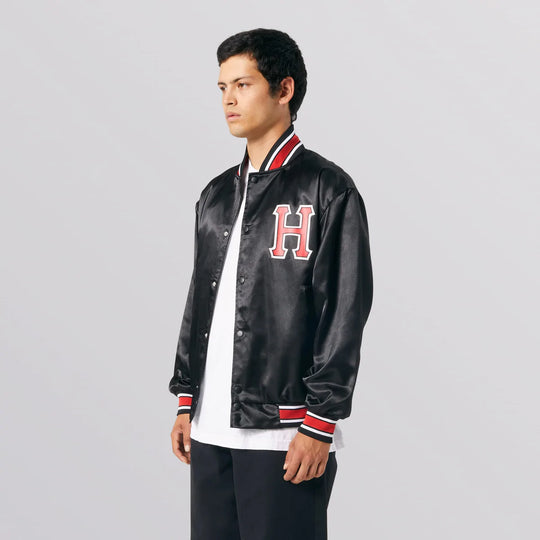 CRACKERJACK SATIN BASEBALL JACKET