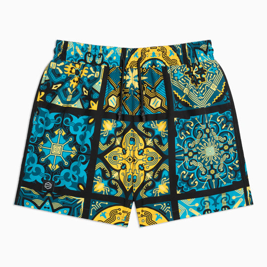 Maioliche Blu Swimshorts