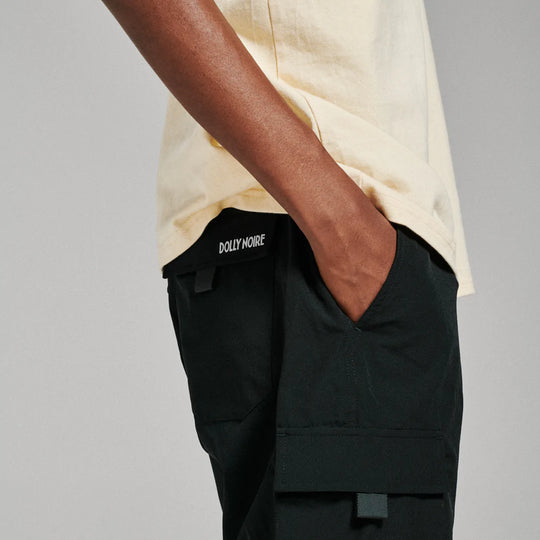 Techno Shorts Cargo Black