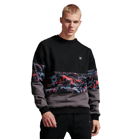 Glitch Camo Insert Crewneck