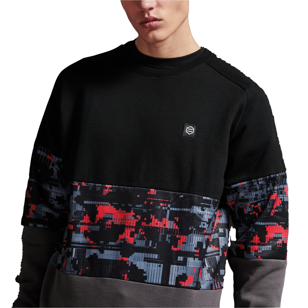 Glitch Camo Insert Crewneck